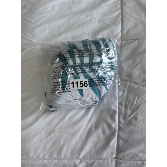 WOMAN'S 2x PULLOVER Bathing Suit Cover Up LEAF PRINT Light Weight Tropical - Picture 5 of 5